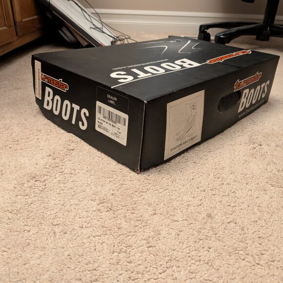 Tour Master Solution Waterproof Motorcycle Riding Boot Mens 11 Wide Black Zipper - Picture 8 of 9